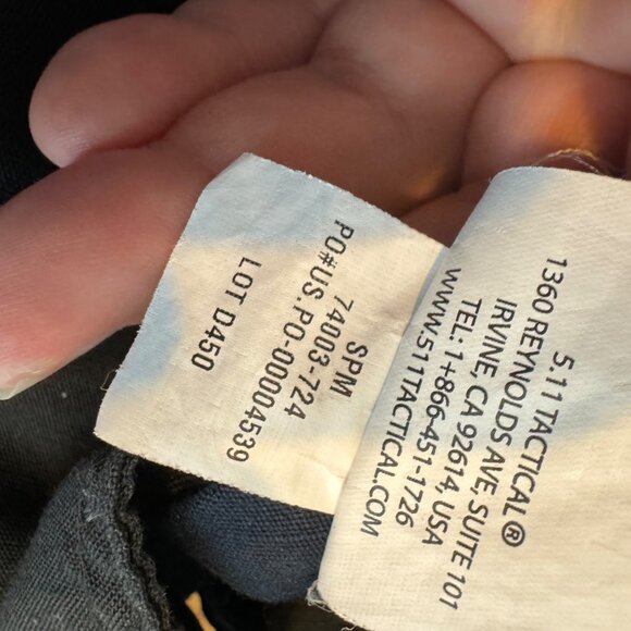 5.11 TACTICAL TDU ripstop pant in true navy size M - Picture 10 of 10